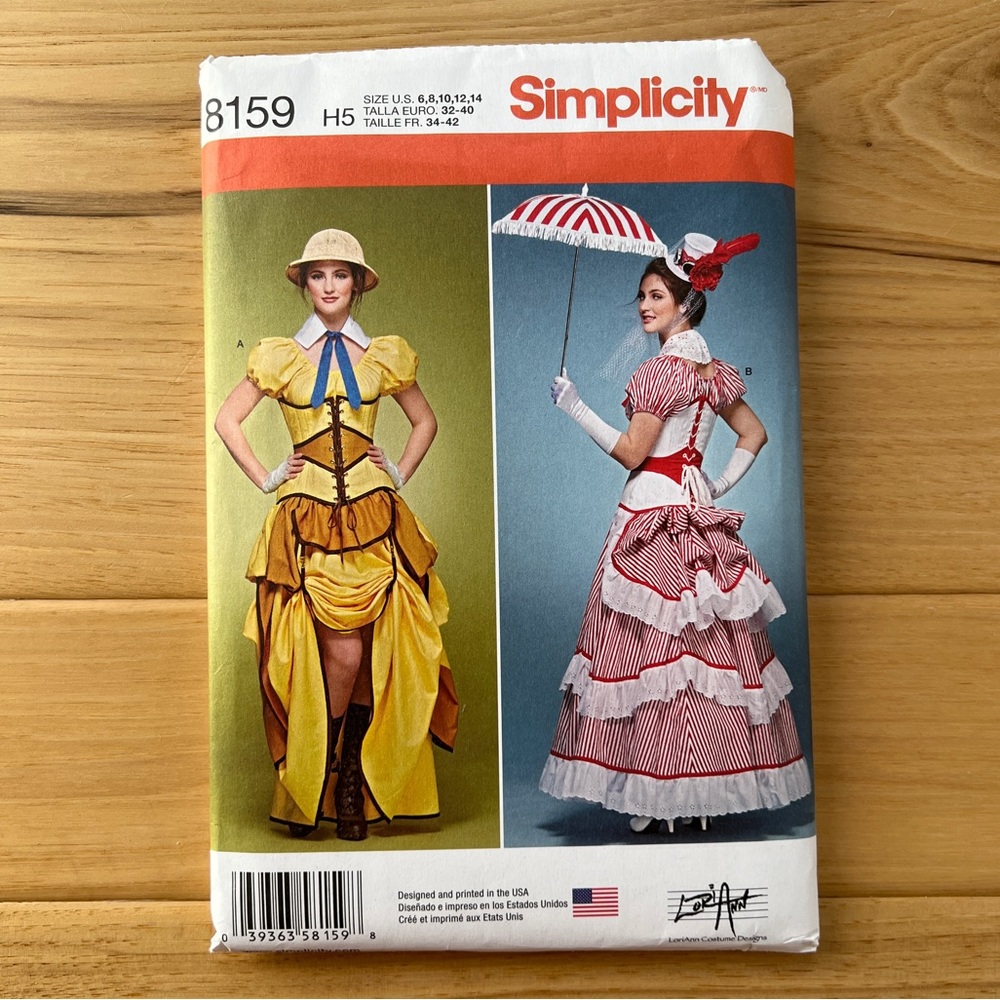Simplicity 8159, LoriAnn Costume Designs